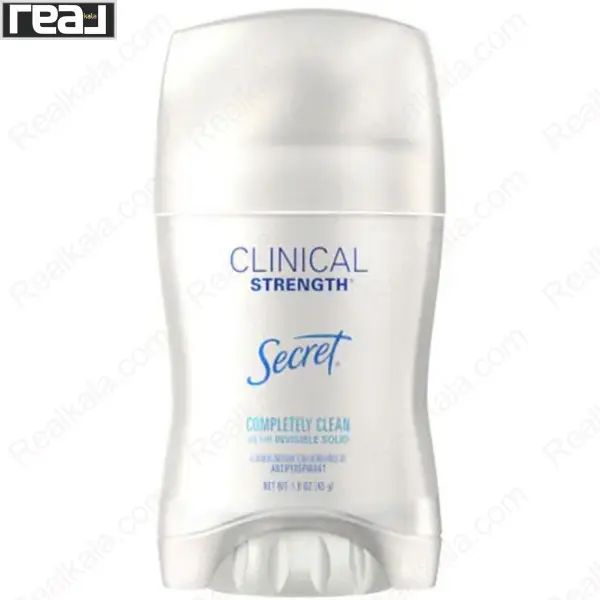 استیک ضد تعریق سکرت کلینیکال استرنگت مدل Completely Clean وزن 45 گرم