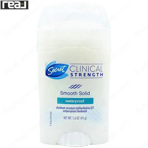 مام ضد تعریق سکرت کلینیکال مدل واترپروف Secret Clinical Strength Waterproof Soft Solid 45g