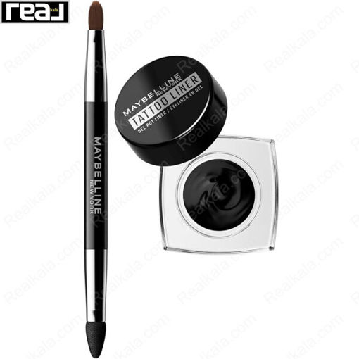 خط چشم ژلی میبلین مدل بلکست بلک Maybelline Gel Pot Eyeliner 950 Blackest Black