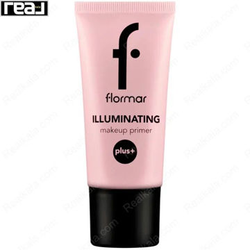 پرایمر فلورمار مدل Illuminating Plus با تیوب صورتی و درپوش مشکی	