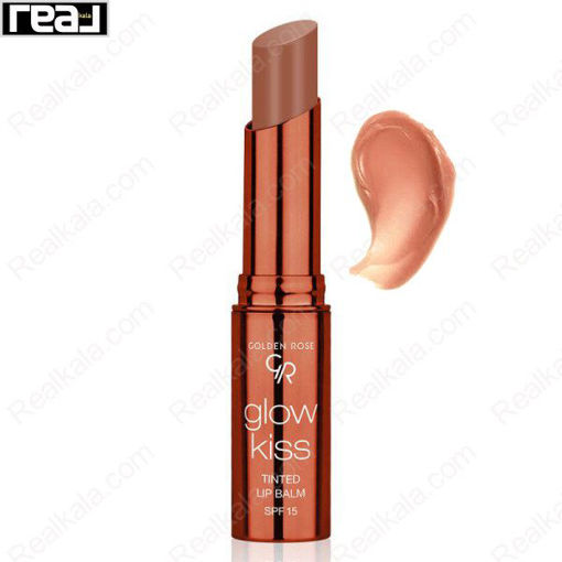 بالم لب رنگی گلدن رز رایحه شکلاتی Golden Rose Glow Kiss Tinted Lip Balm 06 Choco Cake
