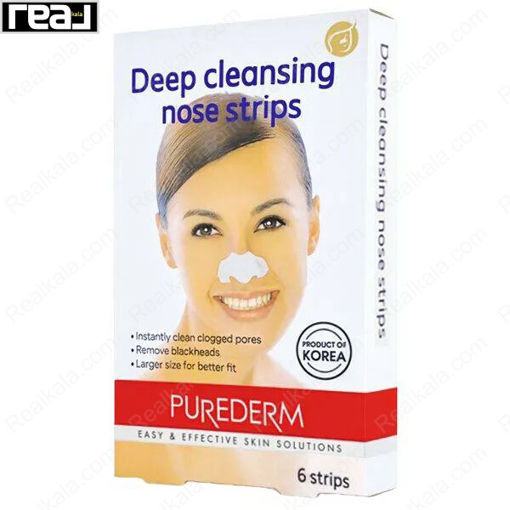 چسب پاک کننده عمیق بینی پیوردرم PUREDERM Deep Cleansing Nose Strips