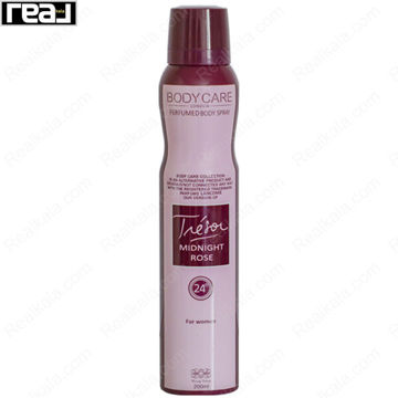 اسپری بدن بادی کر میدنایت رز زنانه با رایحه گرم و شیرین و ماندگاری بالا