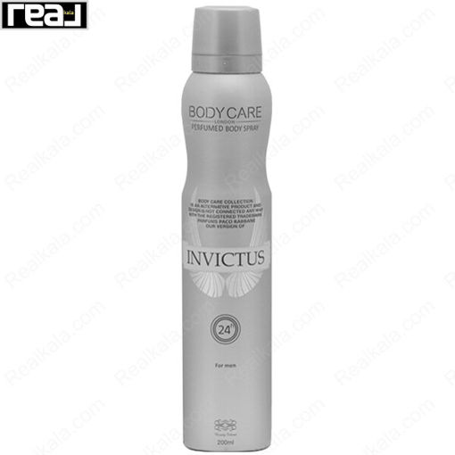 اسپری بدن بادی کر اینوکتوس مردانه پاکو رابان Body Care Invictus Men Spray 200ml