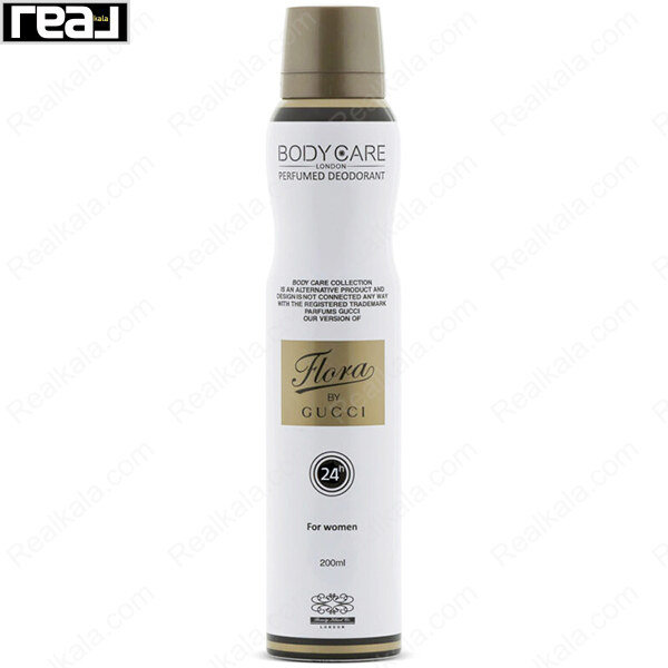 اسپری بدن بادی کر فلورا زنانه با رایحه گلی و لطیف و ماندگاری بالا