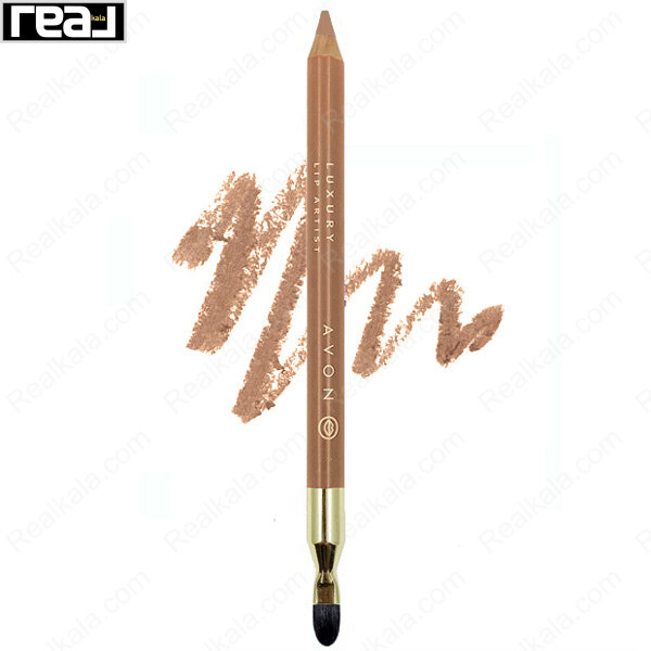 مداد لب آون مدل Nutmeg با رنگ نود قهوه‌ای روشن و براش انتهایی