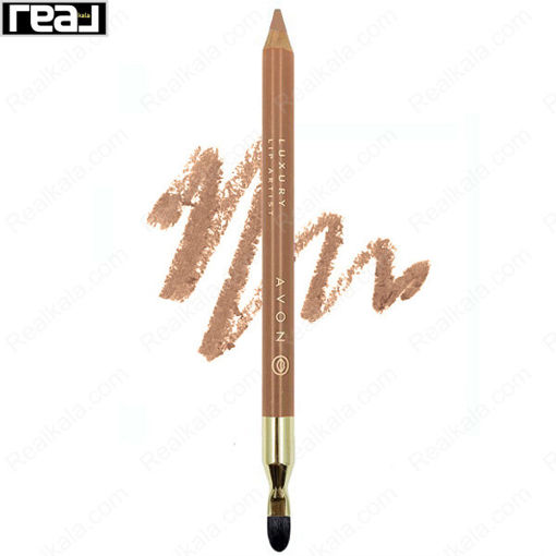 مداد لب برس دار آون مدل ناتمگ AVON Luxury Lip Artist Nutmeg