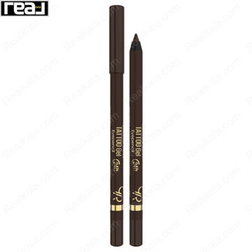 مداد چشم ژلی گلدن رز شماره 103 با درپوش و نوک باز و رنگ قهوه ای تیره