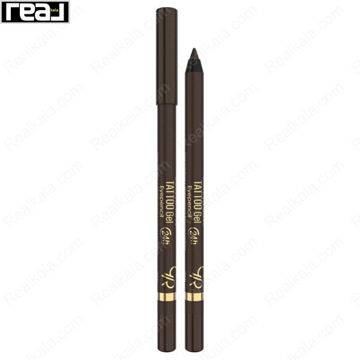 مداد چشم ژلی گلدن رز شماره 104 با درپوش و نوک باز و رنگ برنزی متالیک