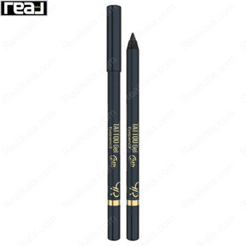 مداد چشم ژلی گلدن رز شماره 107 با درپوش و نوک باز و رنگ آبی تیره