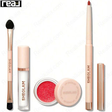 ست کامل آرایش لب SHEGLAM مدل Red Carpet