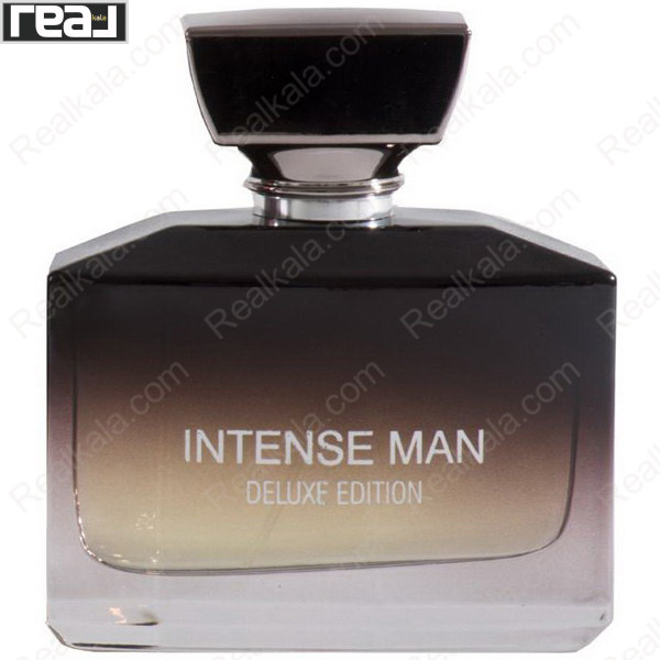 بطری گرادیانی ادکلن Intense Man Deluxe Edition مردانه Fragrance World با درب فلزی