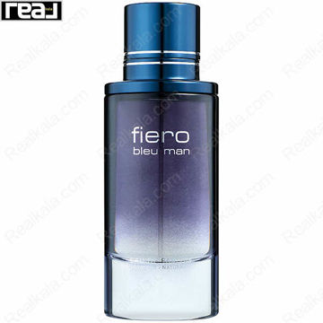 بطری گرادیانی آبی ادکلن Fiero Bleu Man مردانه Fragrance World با درب فلزی