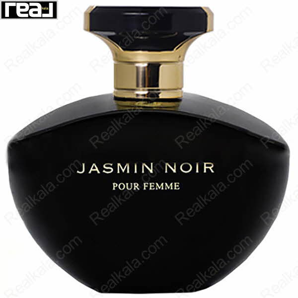 بطری ادکلن فرگرانس ورد Jasmin Noir زنانه با طراحی مشکی–طلایی