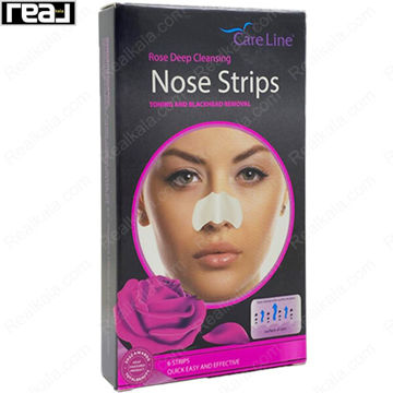 چسب بینی کر لاین حاوی عصاره گل رز Care Line Rose Deep Cleansing Nose