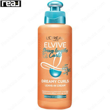 کرم مو لورال Elvive Dream Lengths Curls Dreamy Curls Leave-In Cream 200ml برای تعریف فر و موج طبیعی