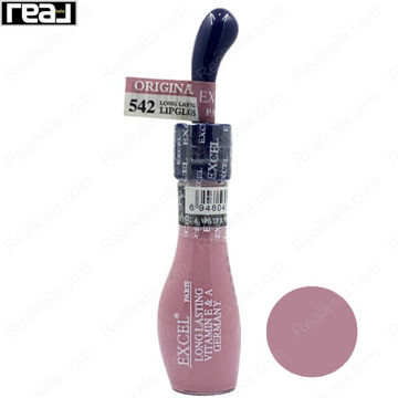 رژلب مایع اکسل مدل لانگ لستینگ حاوی ویتامین E و A شماره 542