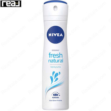 اسپری دئودورانت نیوا Fresh Natural زنانه با حس طراوت طولانی و فرمول Long-lasting freshness، مناسب بانوان
