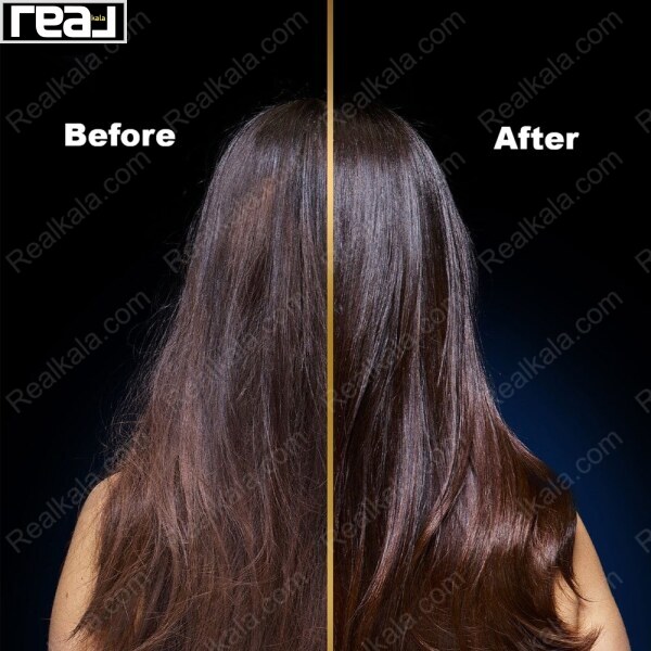 نمای قبل و بعد استفاده از شامپو گارنیر Carbone Magnetico