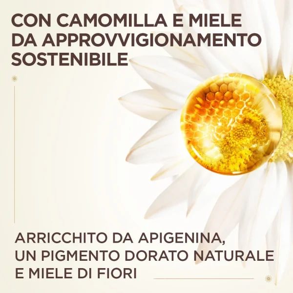 ترکیب بابونه و عسل گل‌ها با رنگدانه طلایی طبیعی برای تقویت و تغذیه موها