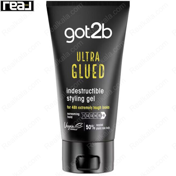 ژل حالت‌دهنده شدید مو گات۲بی Ultra Glued – Indestructible Styling Gel در تیوب 150 میل