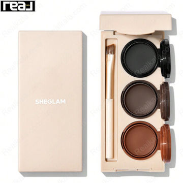 ژل ابرو و خط چشم شیگلم Streamline رنگ بندی Dark Brown Soft Brown