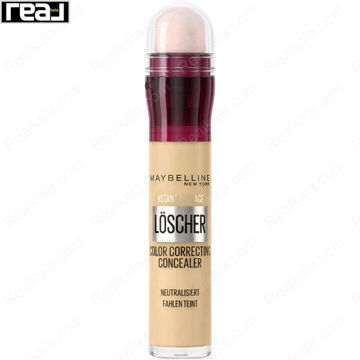 کانسیلر اصلاح کننده رنگ زرد میبلین Instant Anti-Age برای خنثی سازی کدری پوست 6.8 میلی لیتر