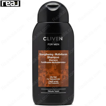 شامپو تقویت‌کننده مولتی‌ویتامین مردانه کلیون مناسب موهای چرب، تغذیه و تقویت موها