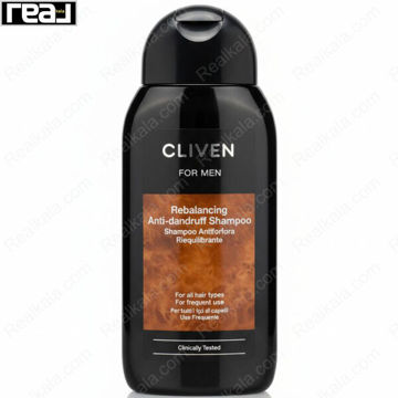 شامپو ضد شوره و متعادل‌کننده کلیون For Men 250ml مناسب تمام انواع موها، کنترل چربی و کاهش شوره