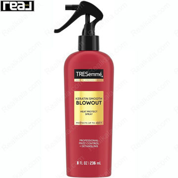 اسپری محافظ حرارت مو ترزمه Keratin Smooth Blowout با کنترل وز و محافظت تا 450 درجه فارنهایت