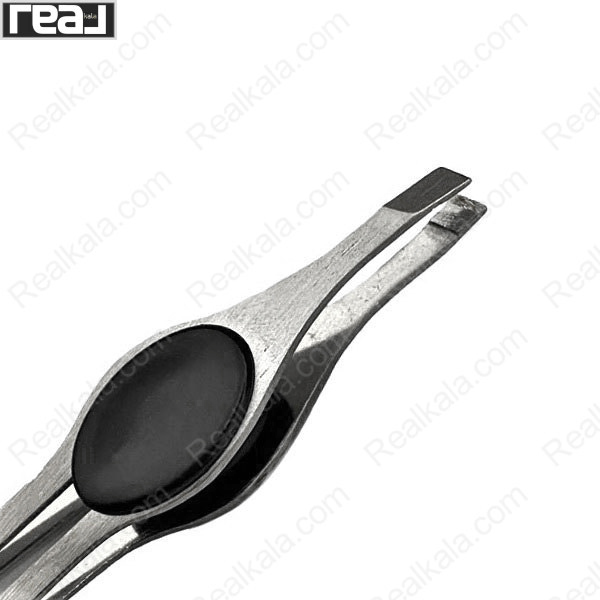 نمای نزدیک نوک تخت موچین ابرو زد وان مدل Z-101