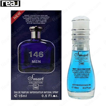 بطری اسمارت کالکشن کد 146 با تصویر عطر پولو آبی مردانه روی جعبه