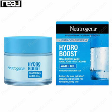 ژل آبرسان صورت نوتروژینا Hydro Boost Water Gel با هیالورونیک اسید و آبرسانی 72 ساعته 50 میل
