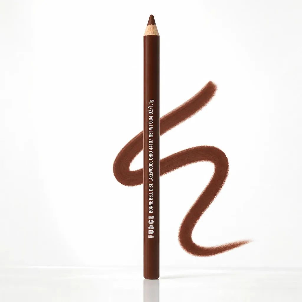 مداد لب Bonne Bell Lip Pencil رنگ Fudge با نوک قهوه‌ای شکلاتی