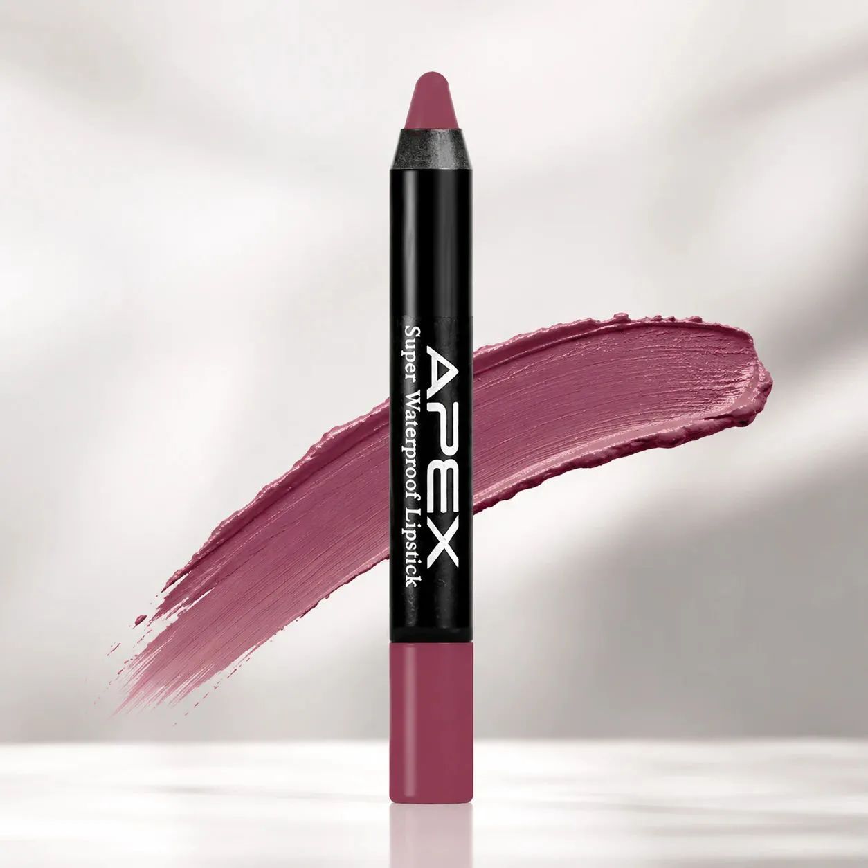 رژ لب مدادی APEX Super Waterproof Lipstick رنگ مووی با نوک نرم و مات