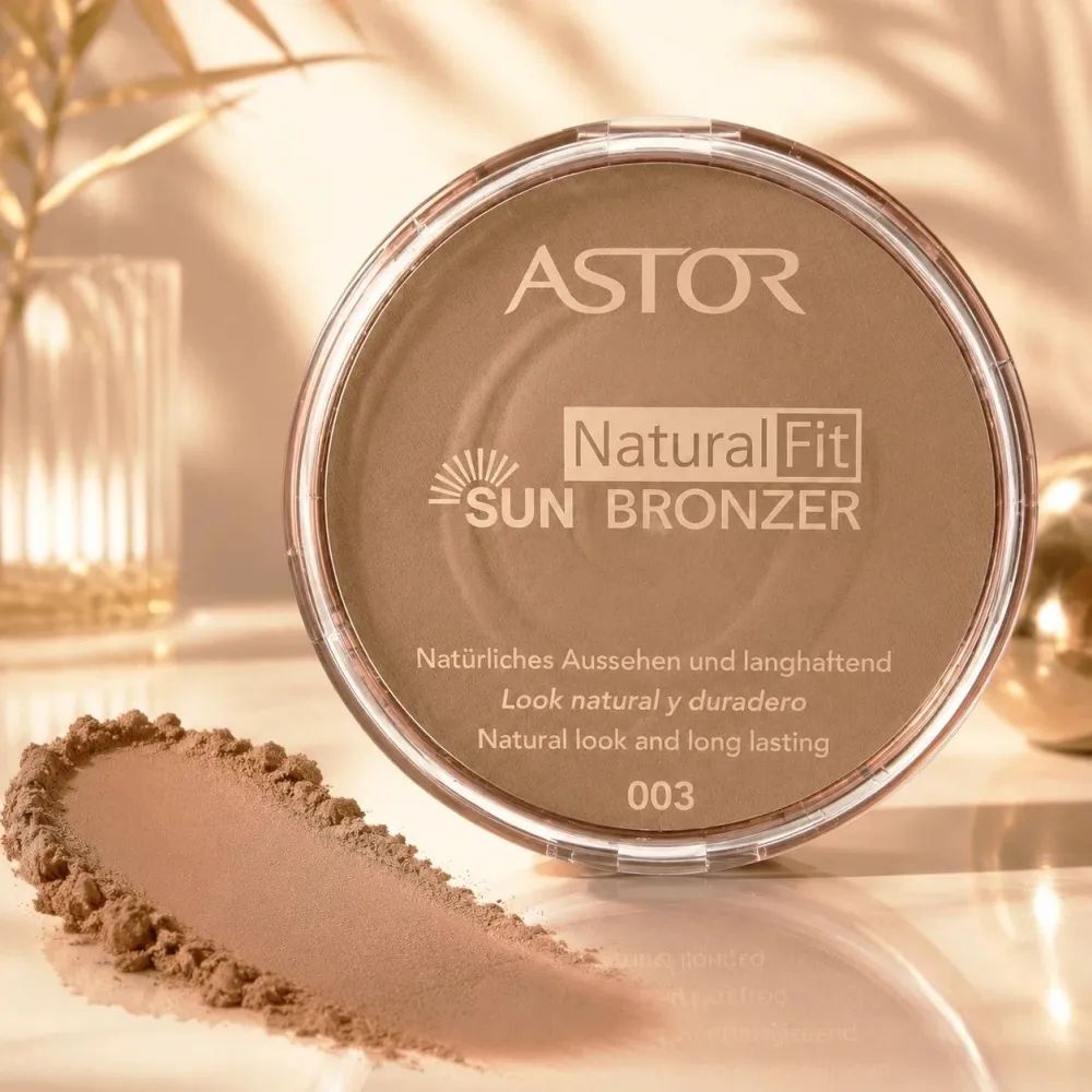 برنزر ASTOR Natural Fit Sun Bronzer شماره 003 با رنگ برنزی طبیعی