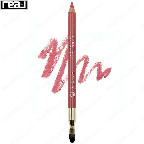 مداد لب آرتیست آون مدل Rose با رنگ رز صورتی و براش مویی