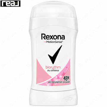 استیک ضد تعریق رکسونا زنانه Biorhythm با محافظت 48 ساعته و رایحه ملایم Dry & Fresh
