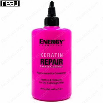 نرم‌کننده بدون آبکشی مو Energy Keratin Repair حاوی کراتین برای ترمیم و تقویت موهای خشک و آسیب‌دیده