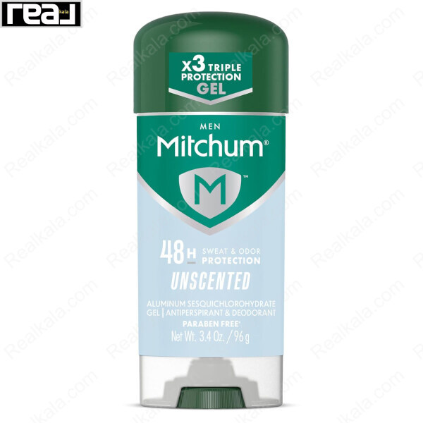ژل ضد تعریق مردانه میچام مدل Unscented وزن 96 گرم بدون رایحه محسوس