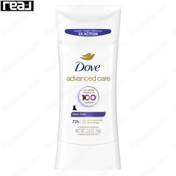 استیک ضد تعریق داو Advanced Care مدل Sheer Fresh حجم 74 گرم
