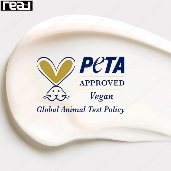 تصویر بافت کرمی با لوگوی PETA Approved Vegan مرتبط با محصولات داو Advanced Care
