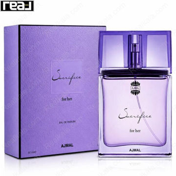 عطر Ajmal Sacrifice For Her Eau de Parfum 50ml به همراه جعبه، رایحه‌ای زنانه و لطیف مناسب استفاده روزانه و هدیه
