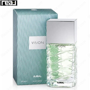 عطر Ajmal Vision Eau de Parfum 100ml به همراه جعبه، رایحه‌ای خنک و مدرن مناسب آقایان