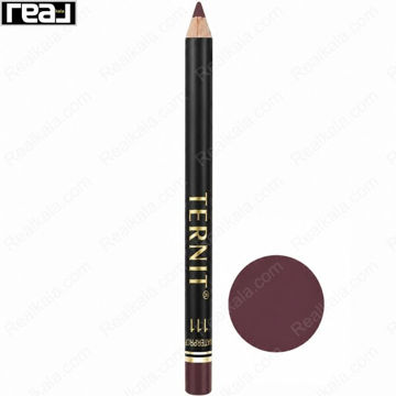 مداد لب ضد آب ترنیت شماره 111 با رنگ قهوه‌ای شکلاتی تیره
