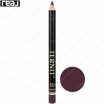 مداد لب ترنیت شماره 120 با رنگ آلویی خیلی تیره