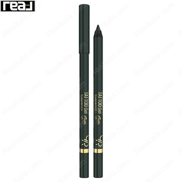 مداد چشم Golden Rose Tattoo Gel شماره 113 رنگ Dark Green