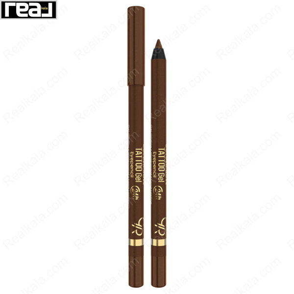 مداد چشم Golden Rose Tattoo Gel شماره 115 رنگ Rustic Brown