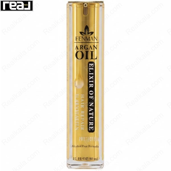 روغن آرگان فنمن مدل Elixir of Nature مناسب نرمی، تغذیه و درخشندگی مو و پوست