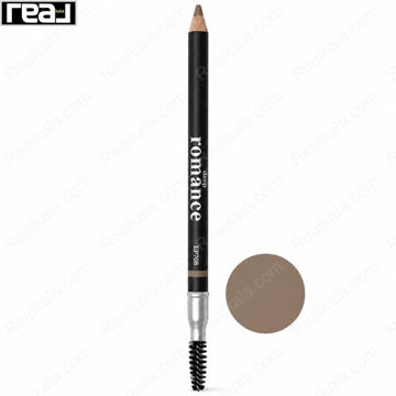 مداد ابرو پودری دیپ رومنس شماره 708 با رنگ قهوه‌ای تیره و دودی